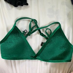 ✨Exclusive✨Hoaka swimwear emerald bikini top